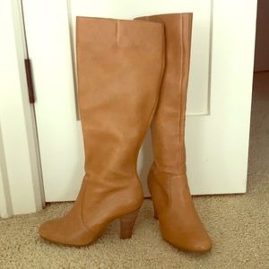 Via Neroll tan leather boots
